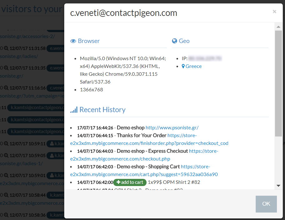 live web analytics