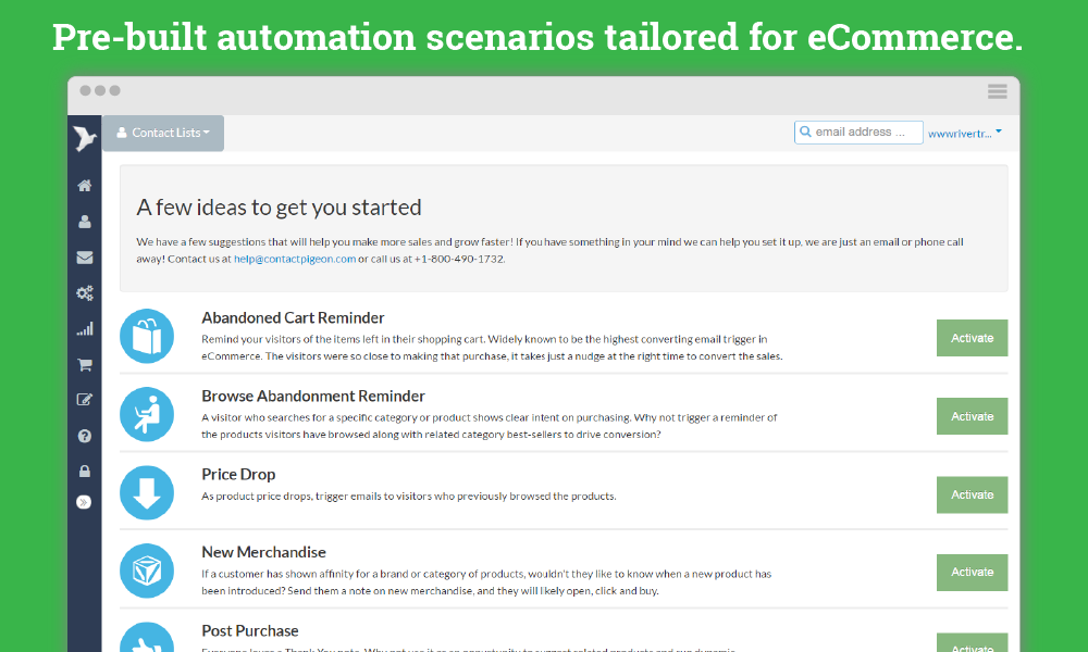 Powerful marketing automation triggers