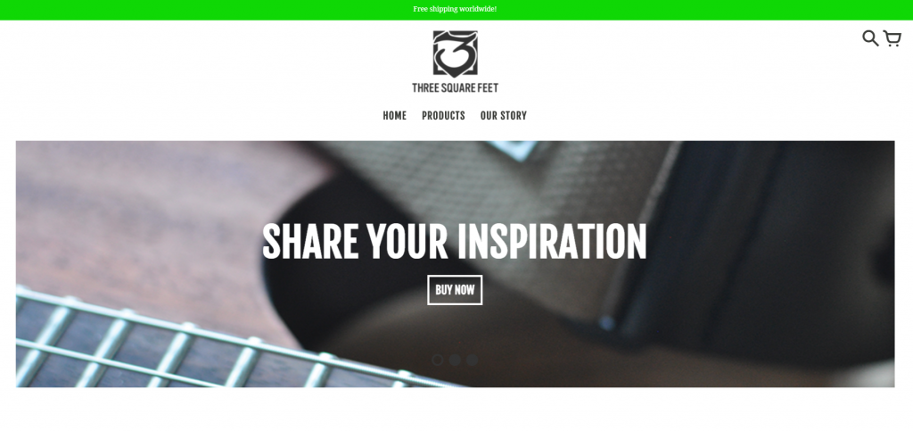 Shopify Store - ThreeSquareFeet