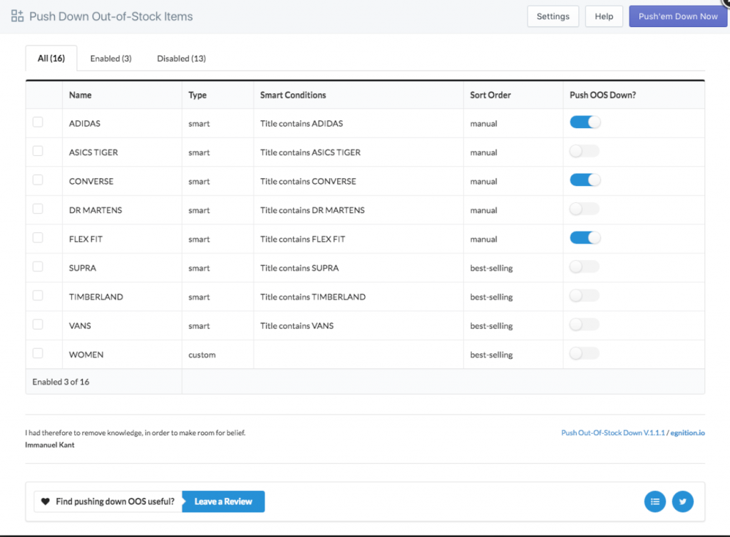 Shopify Apps for Automation: Out-of-stock-police