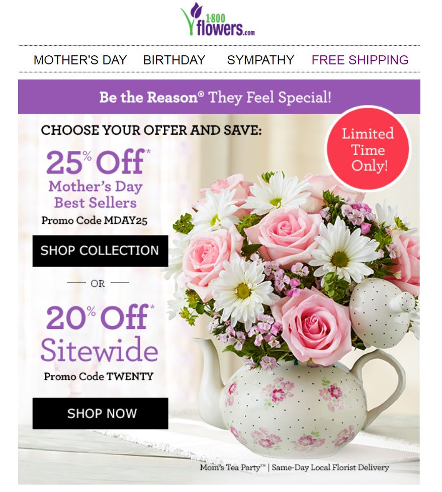 Mother's Day Marketing Ideas - Promotional Offers