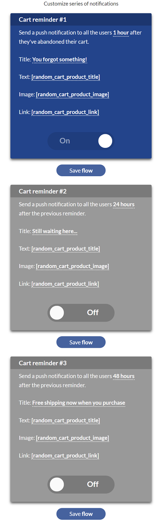 Setting Up Automated Push Notification with Cart Reminder