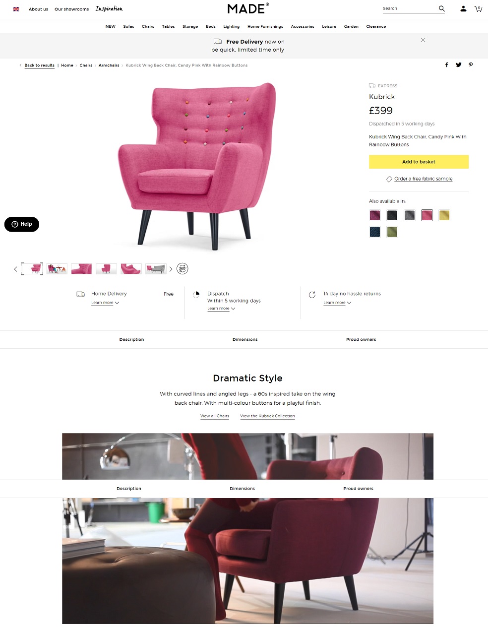 Best product pages: Made