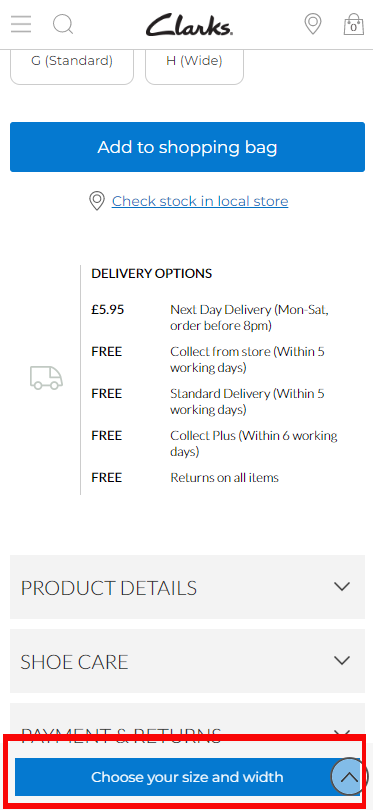 clarks-product-page-mobile-example