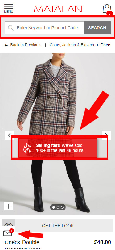 Product page: Matalan