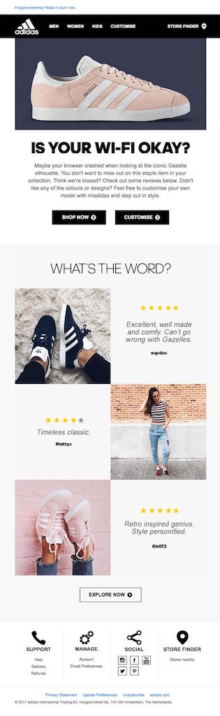 Fashion-ecommerce-marketing-abandoned-cart-example