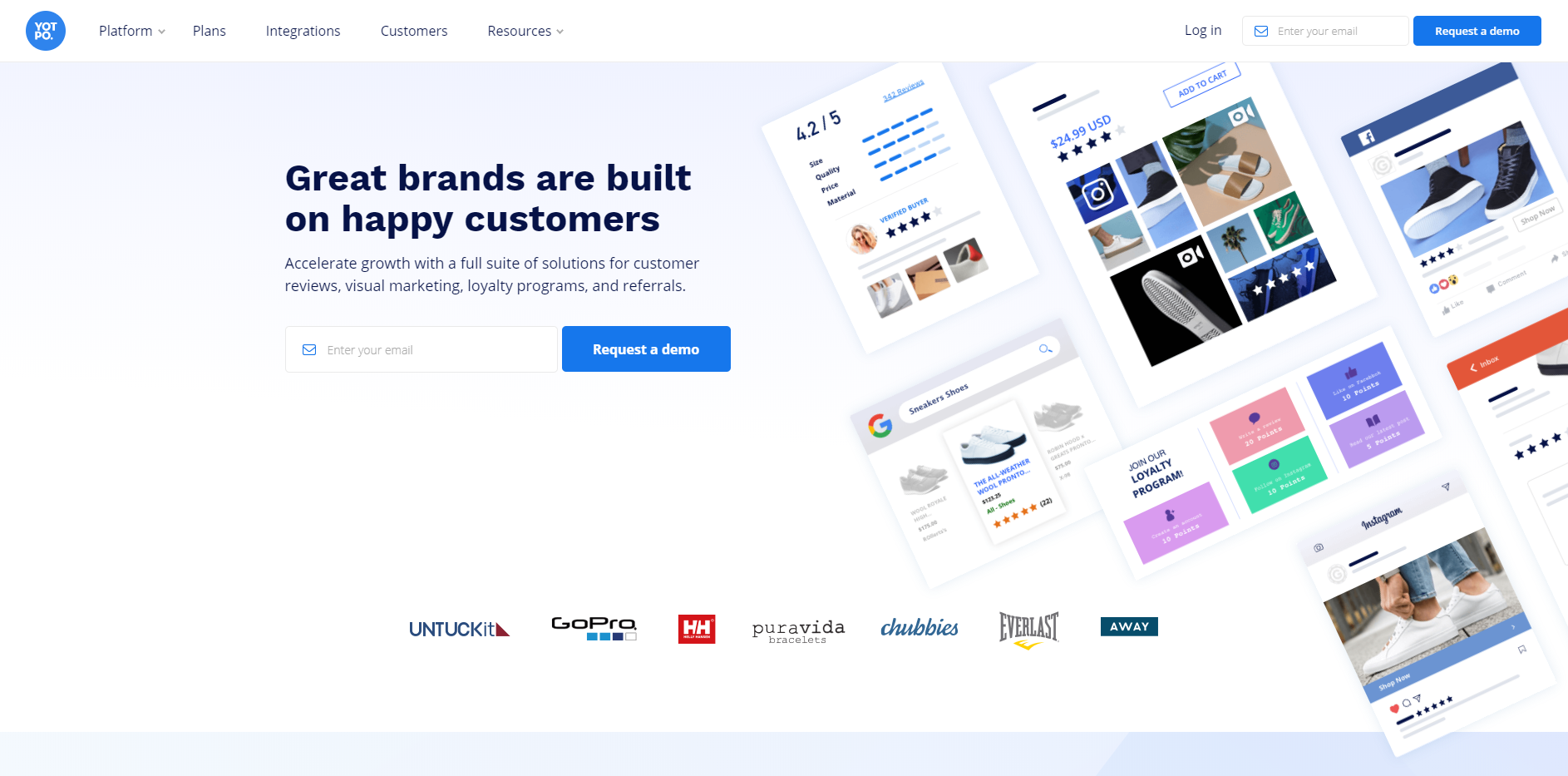 Shopify Plus app for growing customer reviews.