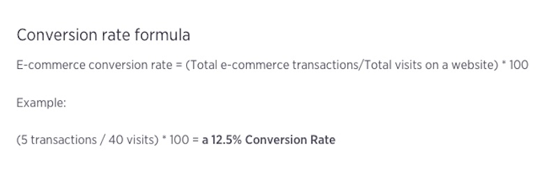 ecommerce kpis lists