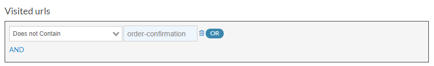Checkout confirmation filter