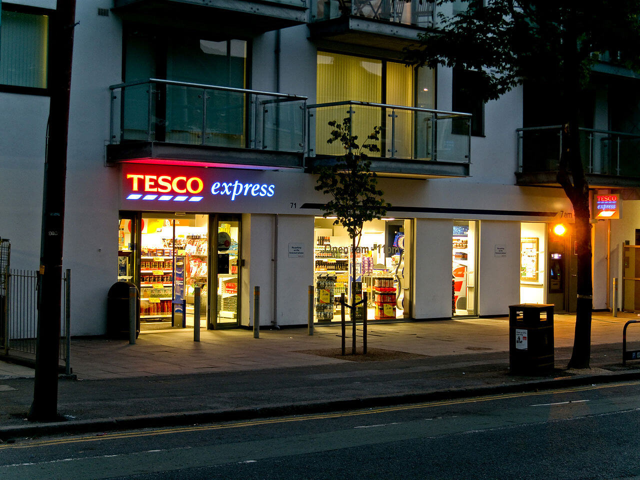 Tesco Express store in London