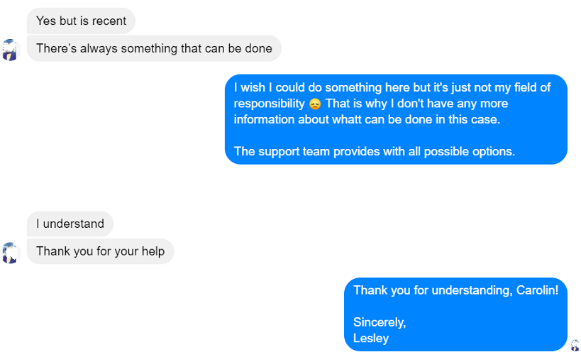 Be human in your customer interactions