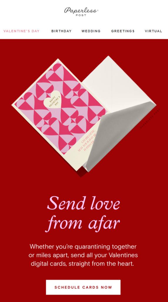 Valentine's Day Email Marketing