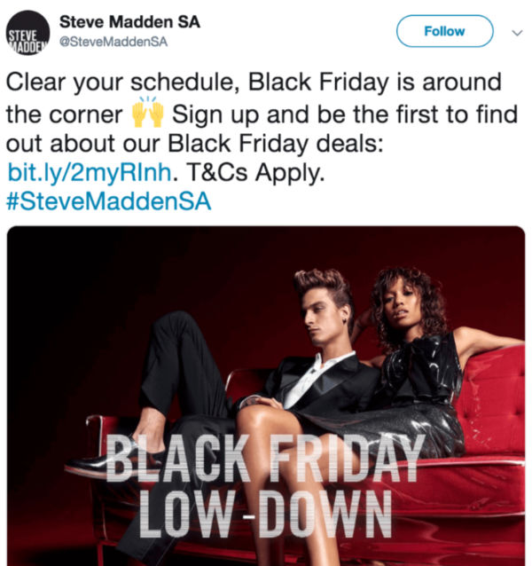 steve madden best black friday campaigns