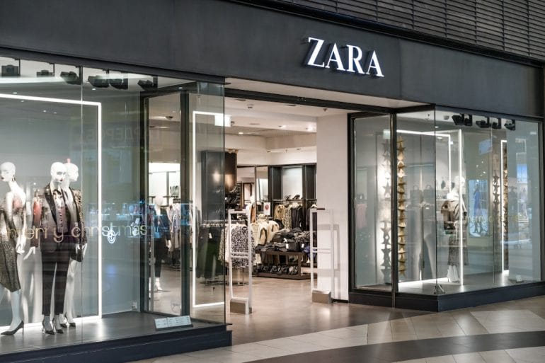 Zara customer experience example