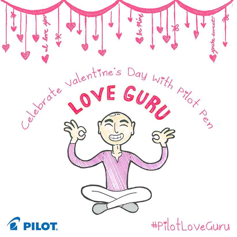 best valentine's day campaign Pilot Pen example