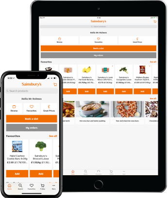 Sainsbury's checkout page