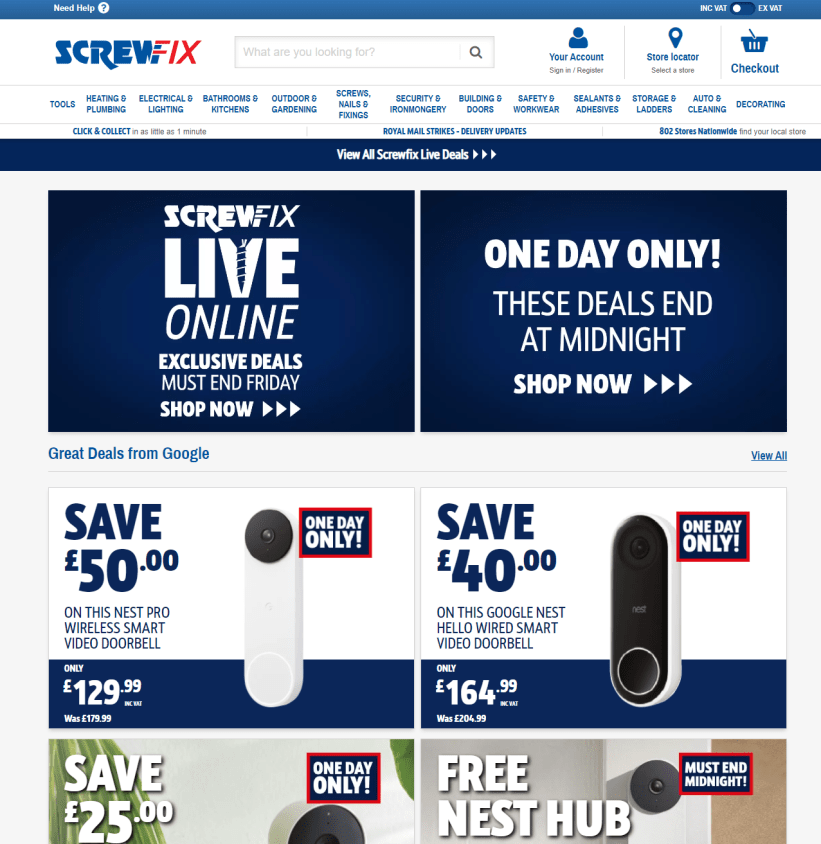 Screwfix's marketing strategy