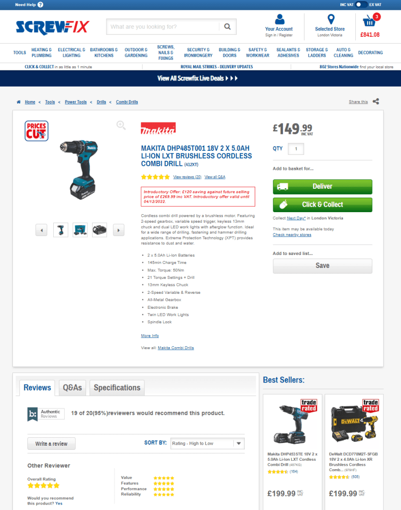 Screwfix's marketing strategy