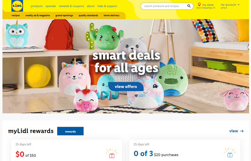 lidl homepage