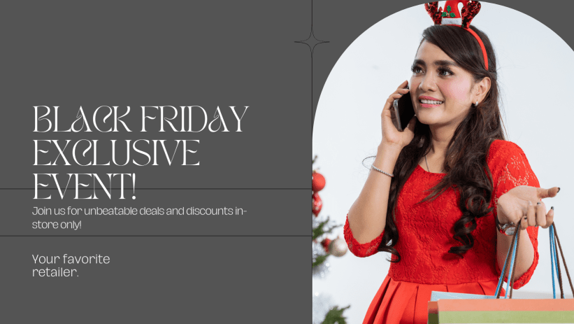 black friday strategies for retailers in store exclusive events