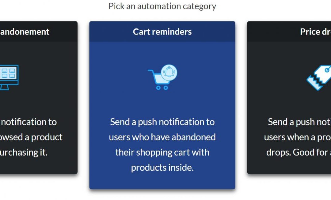 Introducing Automated Push Notification for Cart Reminders and 2 Step Verification