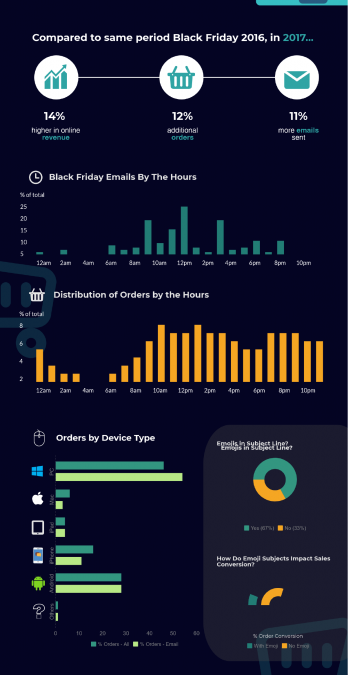 Black Friday Email Marketing Report 2017 [Infographic]